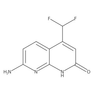 7-Amino-4-(difluoromethyl)-1,8-naphthyridin-2(1H)-one Structure
