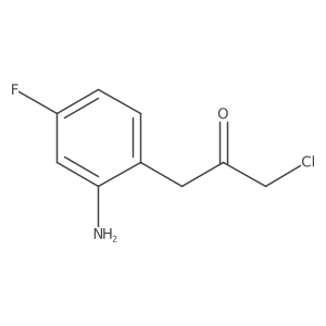 1-(2-Amino-4-fluorophenyl)-3-chloropropan-2-one Structure