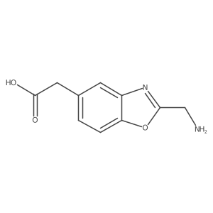 2-(Aminomethyl)benzo[d]oxazole-5-acetic acid Structure