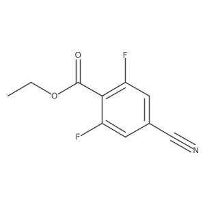 Ethyl 4-cyano-2,6-difluorobenzoate Structure