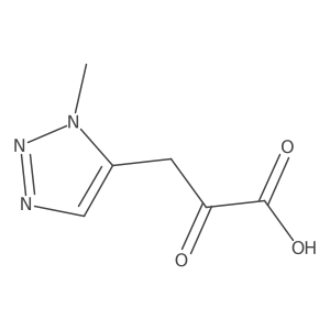3-(1-methyl-1H-1,2,3-triazol-5-yl)-2-oxopropanoic acid结构式
