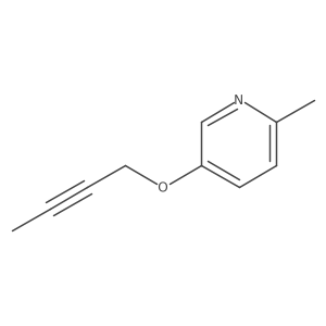 5-(But-2-yn-1-yloxy)-2-methylpyridine Structure