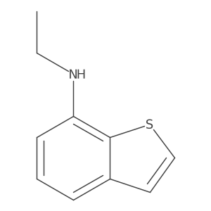 N-Ethyl-1-benzothiophen-7-amine结构式