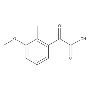2-(3-Methoxy-2-methylphenyl)-2-oxoacetic acid Structure