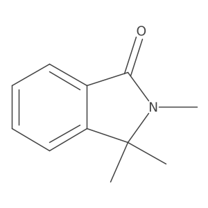 2,3,3-Trimethylisoindol-1-one Structure