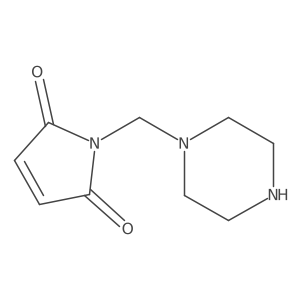 1-[(Piperazin-1-yl)methyl]-2,5-dihydro-1H-pyrrole-2,5-dione Structure