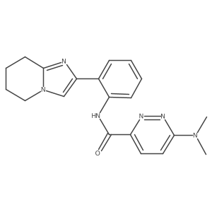 6-(dimethylamino)-N-(2-(5,6,7,8-tetrahydroimidazo[1,2-a]pyridin-2-yl)phenyl)pyridazine-3-carboxamide Structure