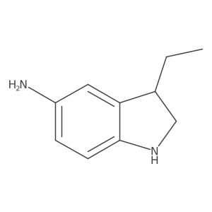 3-Ethyl-2,3-dihydro-1H-indol-5-amine结构式