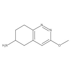 3-Methoxy-5,6,7,8-tetrahydrocinnolin-6-amine结构式