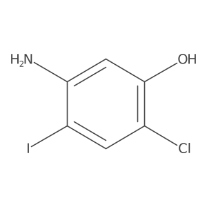 5-Amino-2-chloro-4-iodophenol结构式
