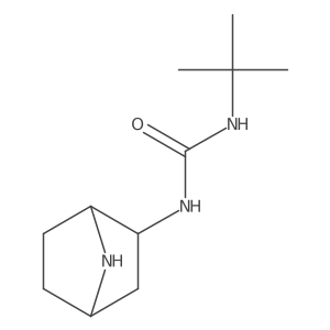 1-{7-Azabicyclo[2.2.1]heptan-2-yl}-3-tert-butylurea Structure