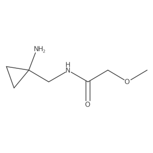 N-[(1-aminocyclopropyl)methyl]-2-methoxyacetamide Structure