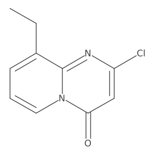 2-chloro-9-ethyl-4H-pyrido[1,2-a]pyrimidin-4-one结构式
