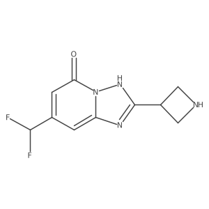 2-(Azetidin-3-yl)-7-(difluoromethyl)-[1,2,4]triazolo[1,5-a]pyridin-5-ol Structure