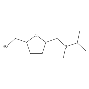 rac-[(2R,5S)-5-{[methyl(propan-2-yl)amino]methyl}oxolan-2-yl]methanol Structure