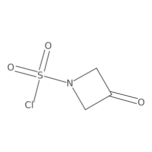 3-Oxoazetidine-1-sulfonyl chloride结构式