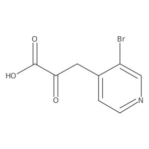 3-(3-Bromopyridin-4-yl)-2-oxopropanoic acid结构式