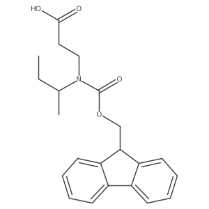 3-[(butan-2-yl)({[(9H-fluoren-9-yl)methoxy]carbonyl})amino]propanoic acid Structure