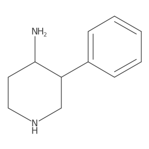 3-Phenylpiperidin-4-amine结构式