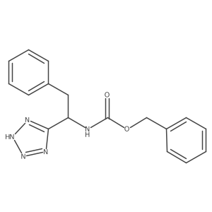 benzyl [2-phenyl-1-(1H-tetrazol-5-yl)ethyl]carbamate Structure