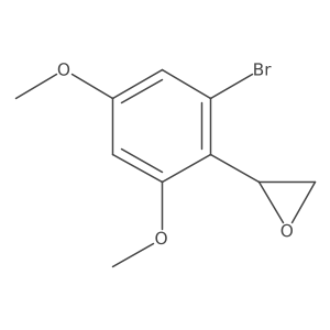 (2S)-2-(2-bromo-4,6-dimethoxyphenyl)oxirane结构式