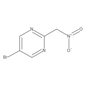 5-Bromo-2-(nitromethyl)pyrimidine结构式