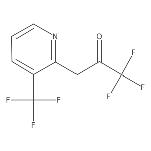 1,1,1-Trifluoro-3-[3-(trifluoromethyl)pyridin-2-yl]propan-2-one Structure
