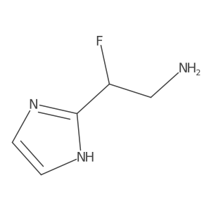 2-fluoro-2-(1H-imidazol-2-yl)ethan-1-amine Structure