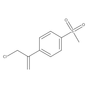 1-(3-Chloroprop-1-en-2-yl)-4-methanesulfonylbenzene结构式