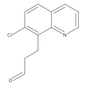 3-(7-Chloroquinolin-8-yl)propanal Structure
