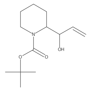 Tert-butyl 2-(1-hydroxyprop-2-en-1-yl)piperidine-1-carboxylate Structure