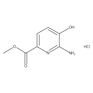Methyl 6-amino-5-hydroxypyridine-2-carboxylate;hydrochloride结构式