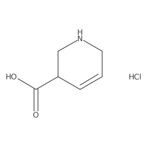 1,2,3,6-Tetrahydropyridine-3-carboxylic acid;hydrochloride Structure