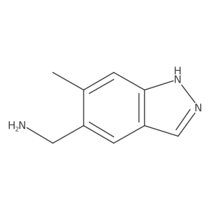 (6-Methyl-1H-indazol-5-yl)methylamine Structure