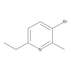 3-bromo-6-ethyl-2-methylPyridine结构式
