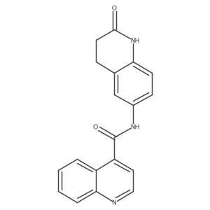 N-(1,2,3,4-Tetrahydro-2-oxo-6-quinolinyl)-4-quinolinecarboxamide Structure