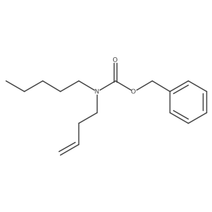 benzyl N-(but-3-en-1-yl)-N-pentylcarbamate结构式