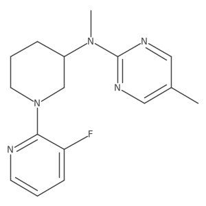 N-[1-(3-fluoropyridin-2-yl)piperidin-3-yl]-N,5-dimethylpyrimidin-2-amine Structure