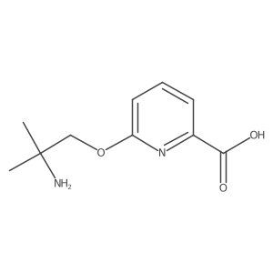 6-(2-Amino-2-methylpropoxy)pyridine-2-carboxylic acid Structure