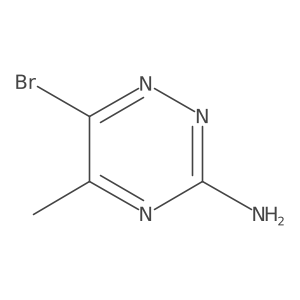 6-Bromo-5-methyl-1,2,4-triazin-3-amine Structure