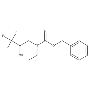 benzyl N-ethyl-N-[(2R)-3,3,3-trifluoro-2-hydroxypropyl]carbamate Structure
