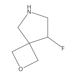 8-Fluoro-2-oxa-6-azaspiro[3.4]octane结构式