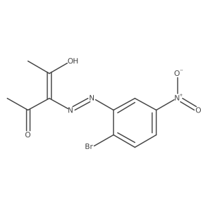2,3,4-Pentanetrione, 3-[2-(2-bromo-5-nitrophenyl)hydrazone] Structure