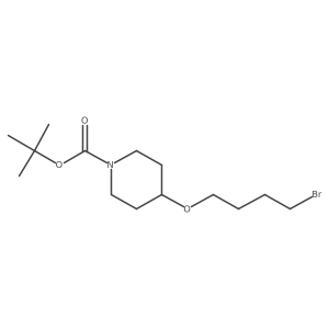 1-(Tert-butoxycarbonyl)-4-[(4-bromo)butoxy]piperidine Structure