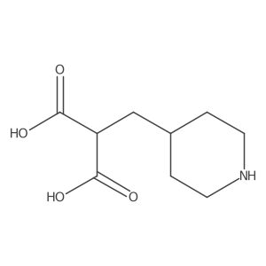 2-(4-Piperidinylmethyl)propanedioic acid Structure