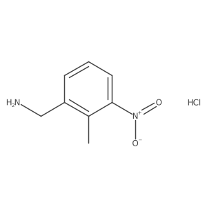 (2-Methyl-3-nitrophenyl)methanamine hydrochloride结构式
