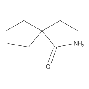 (R)-3-Ethylpentane-3-sulfinamide Structure