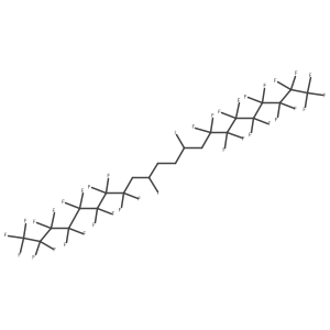 1,1,1,2,2,3,3,4,4,5,5,6,6,7,7,8,8,15,15,16,16,17,17,18,18,19,19,20,20,21,21,22,22,22-Tetratriacontafluoro-10,13-diiododocosane Structure