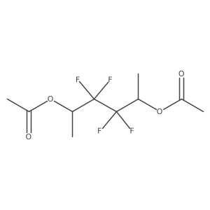 2,5-Diacetoxy-3,3,4,4-tetrafluorohexane Structure