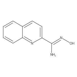 N'-hydroxyquinoline-2-carboximidamide Structure